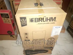 Solid 4 Burner Bruhm Gas Cooker