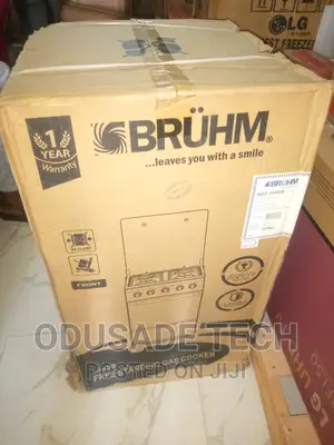 Bruhm Gas Cooker With 4 Burners