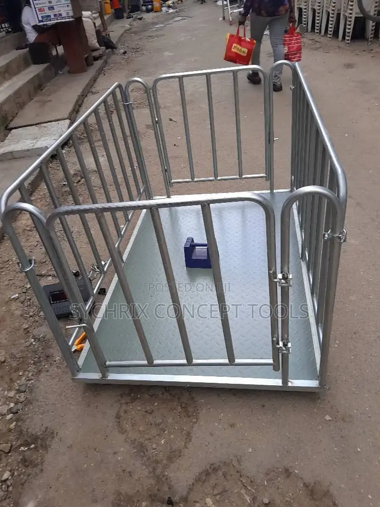 3ton Floor Scale With Cage and A12 Display 1mtr X 1.5mtr