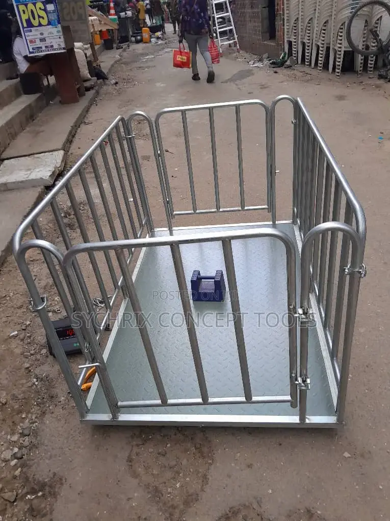 3ton Floor Scale With Cage and A12 Display 1mtr X 1.5mtr