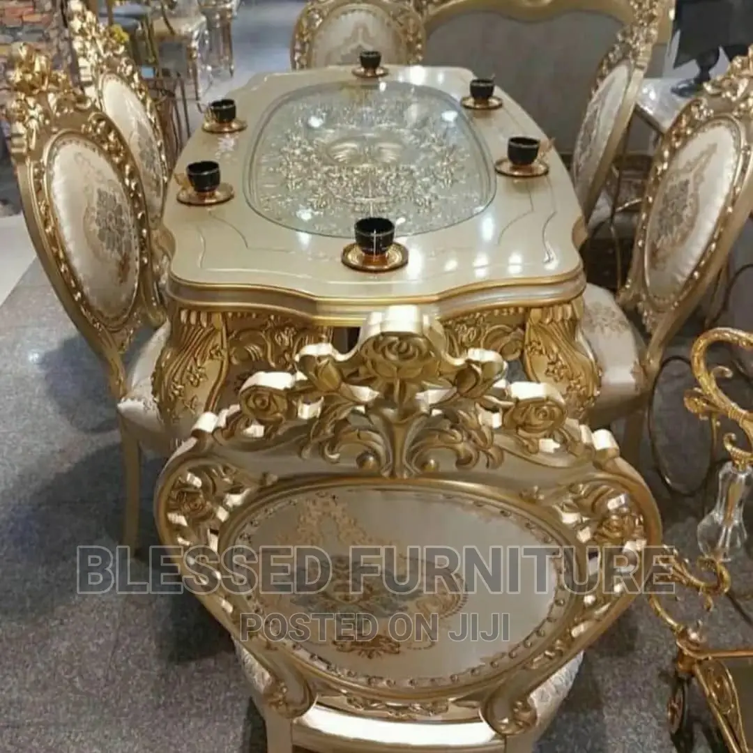 Executive Denning Table With Six Chairs