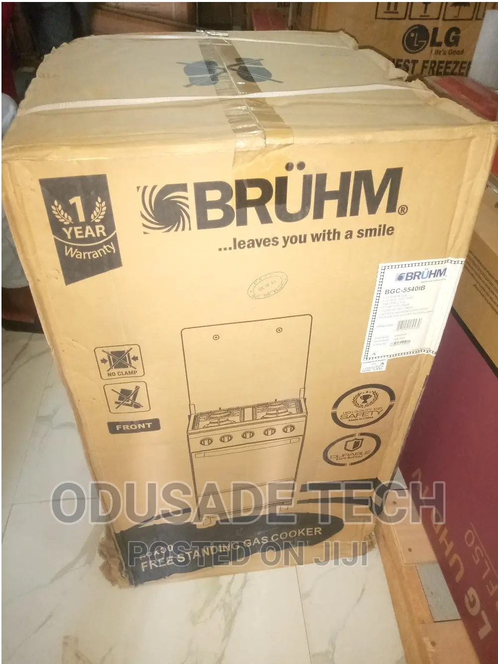 Bruhm 4 PLUS 0 Burners PLUS Single Oven