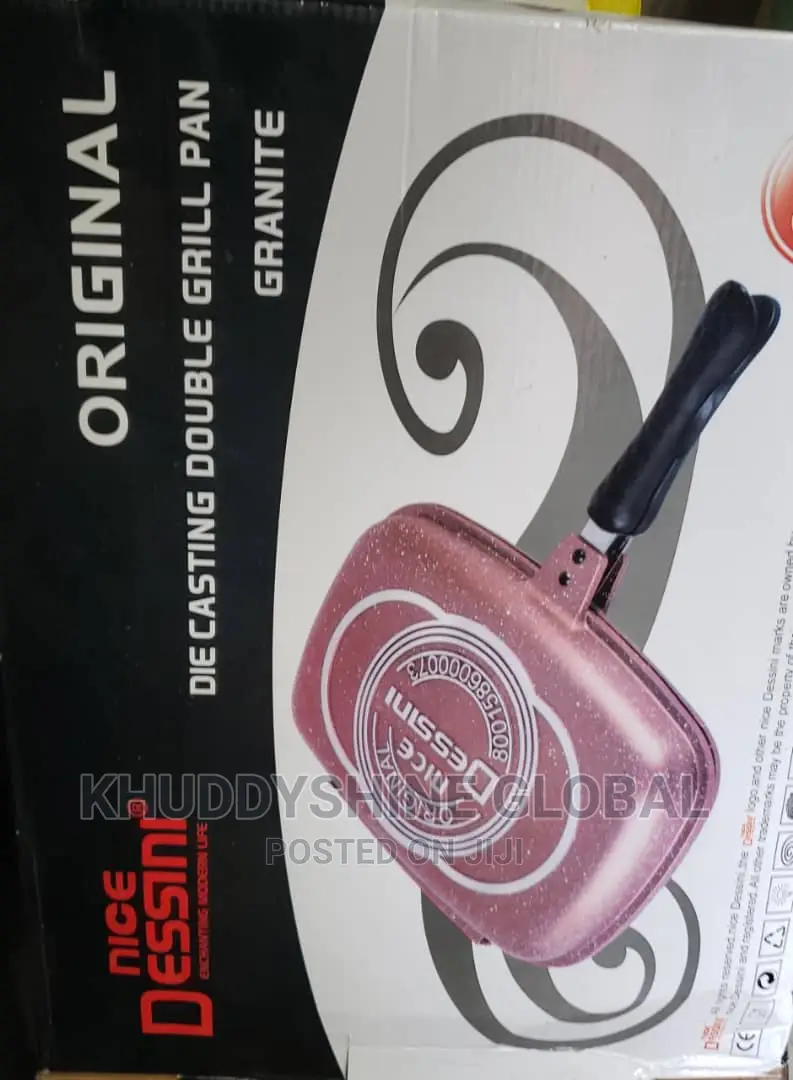 Original Die Casting Double Grill Pan Granite