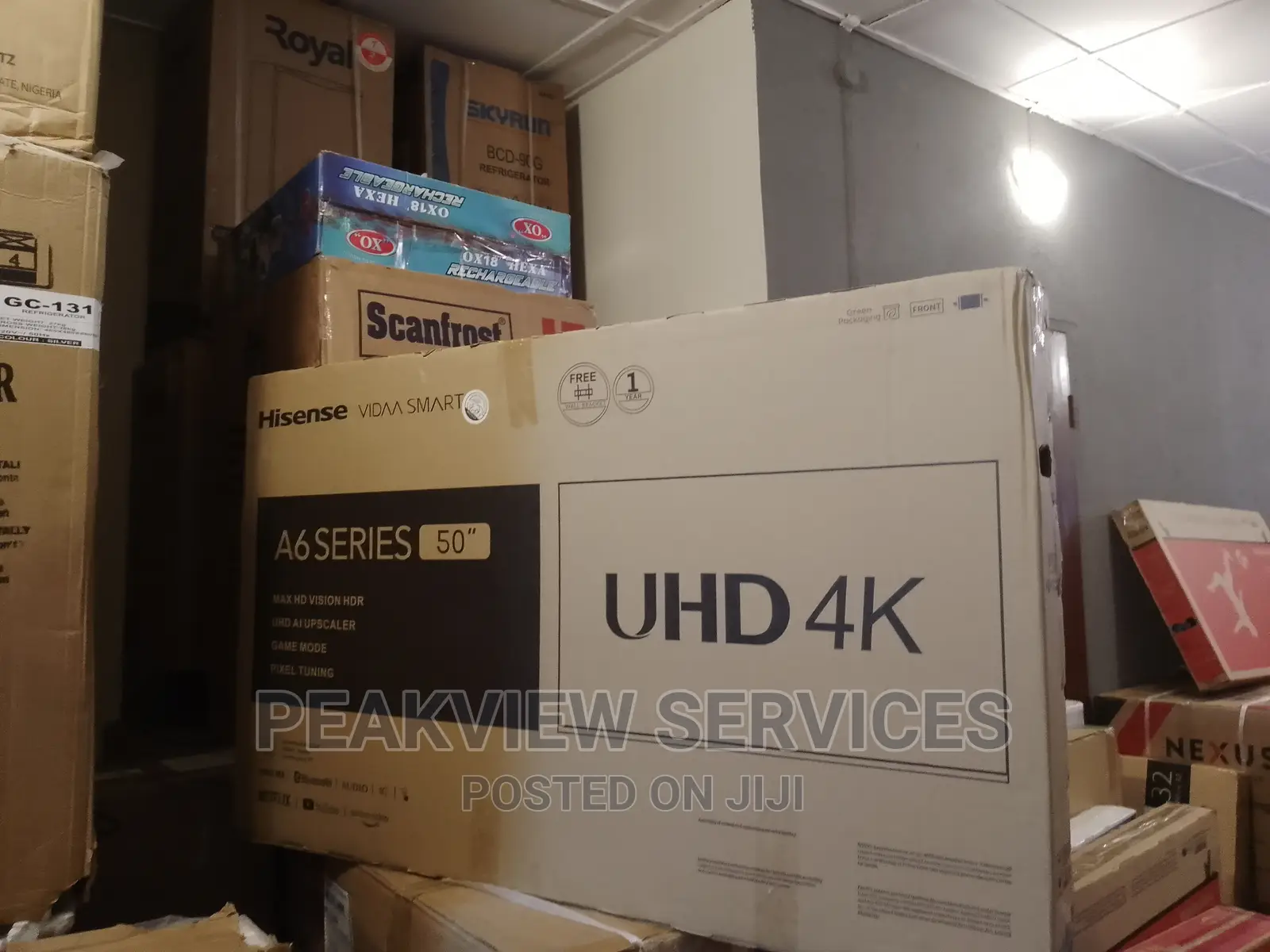 Reliable 50'' Hisense Uhd Smart With Appstore+Bluetooth