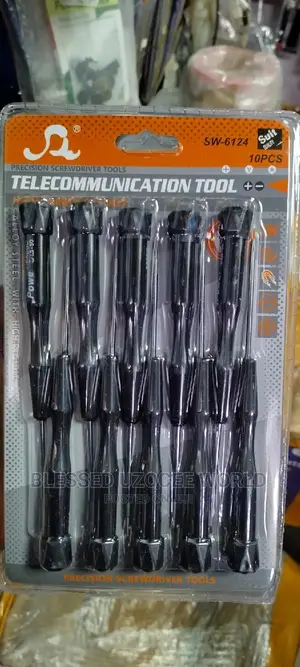Sw-6124 Telecommunication Quality Alloy Steel Tool 10 Pieces