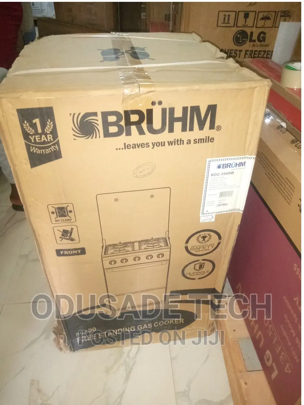 Bruhm Gas Cooking 4burnners