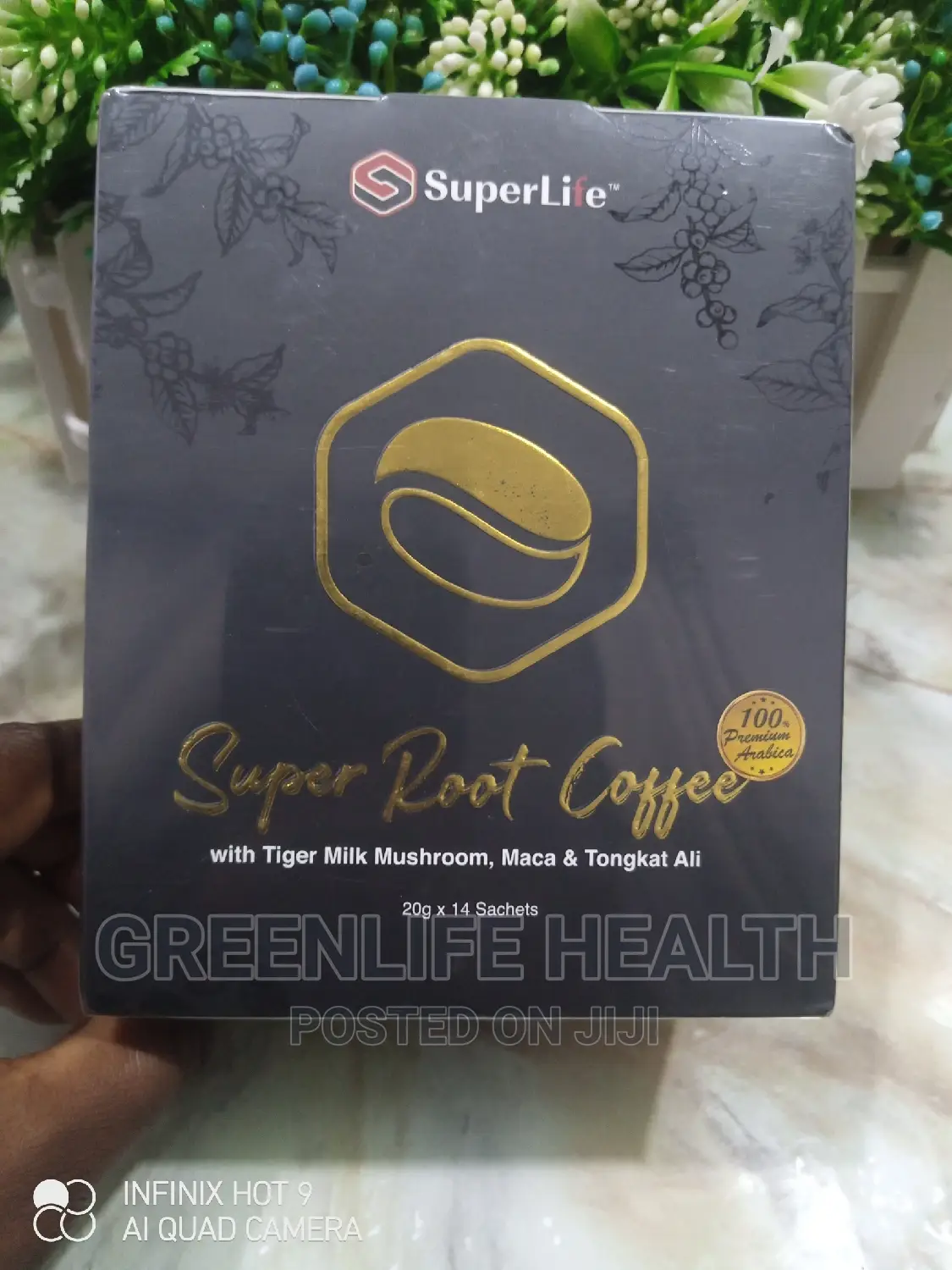 Superlife Super Root Coffee.