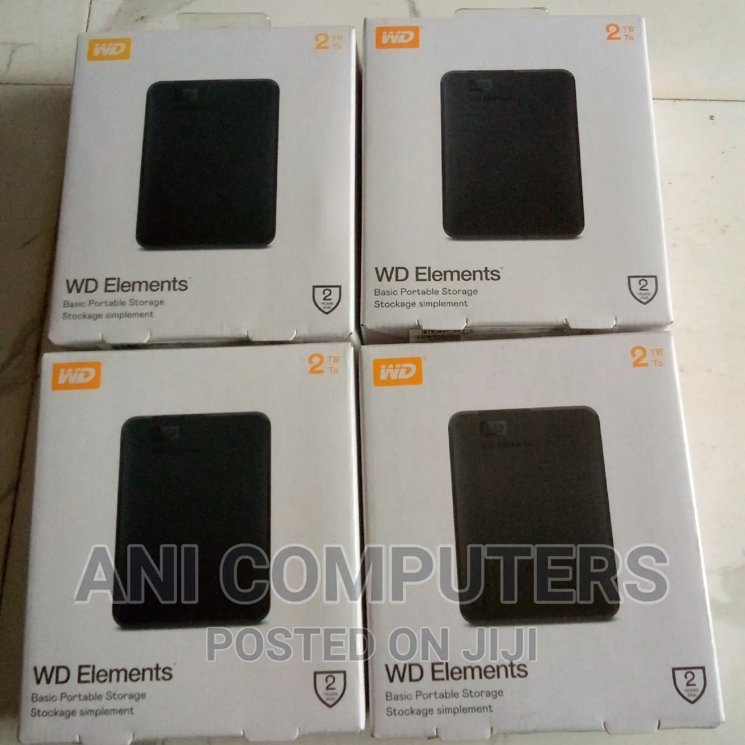 WD Element 2tb External Hard Drive