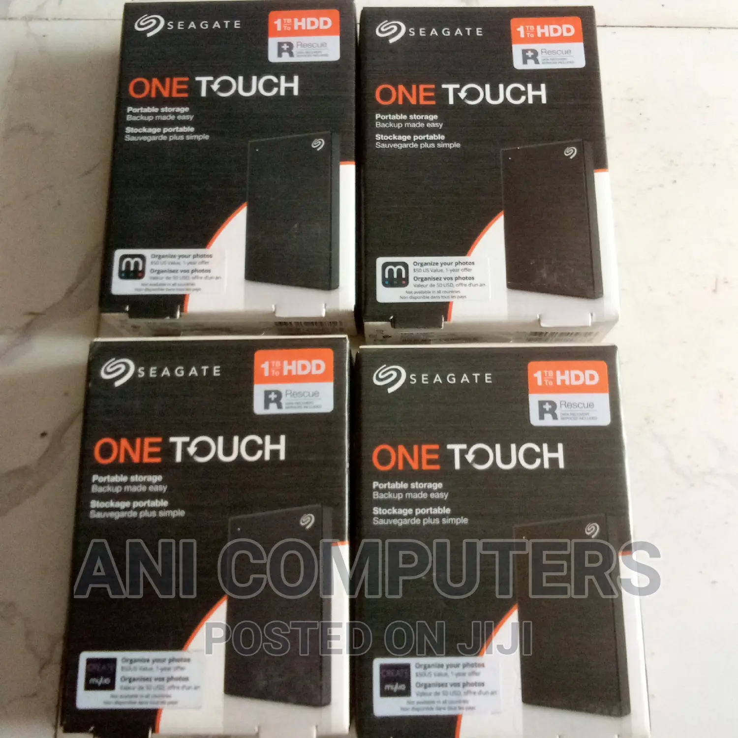 Seagate One Touch 1tb External Hard Drive