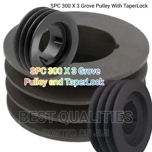 SPC 300 X 3 Grove Pulley and Taperlock