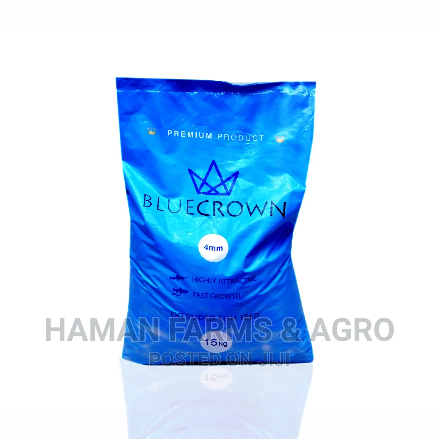 Blue Crown 4mm