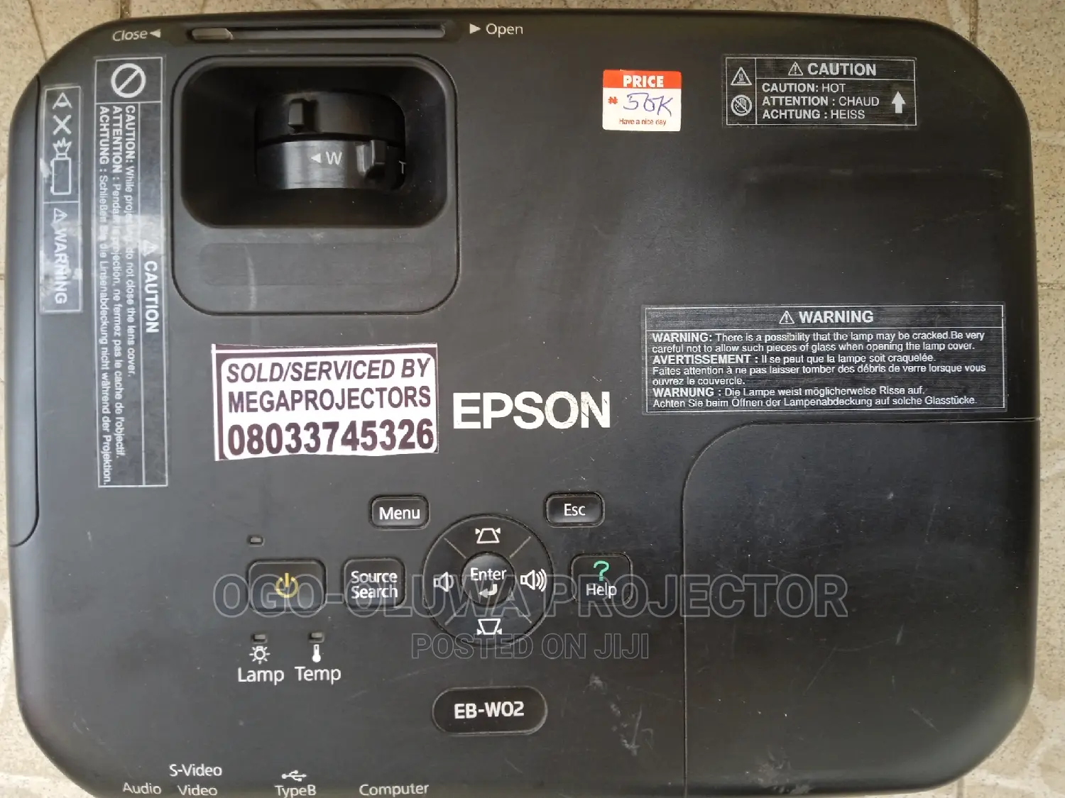 Portable and Durable Epson Projector