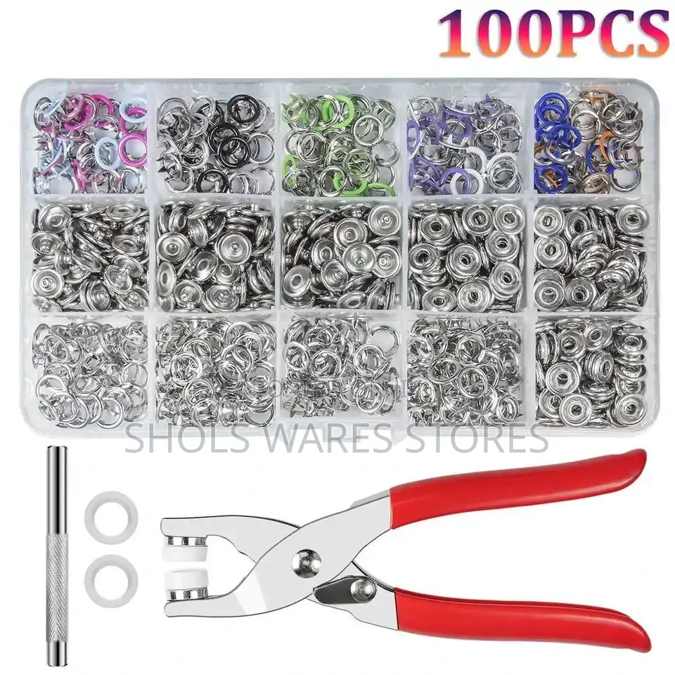Snap Fastener Button Kit