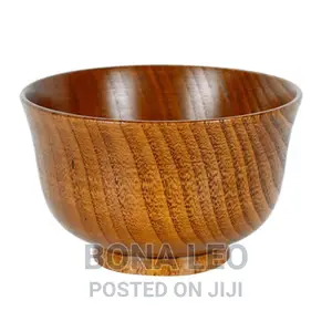 Wooden Soup Bowl