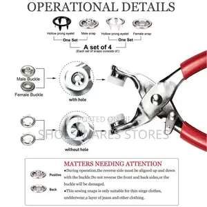 Snap Fastener Button Kit