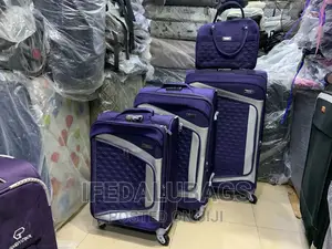 Set of 4 Purple Star Express Travel Luggage
