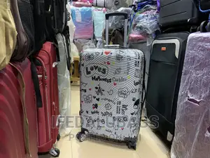 Medium Size Colorful Plastic Travel Luggage