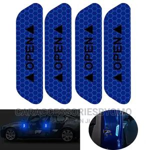 4pcs Car Door Open Sign