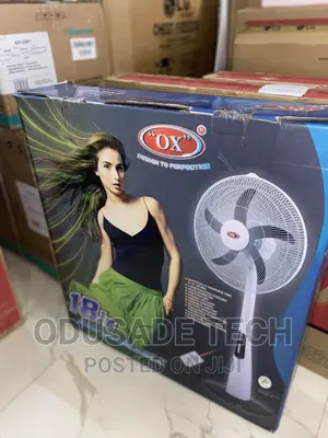Rechargeable OX Fan With Remote