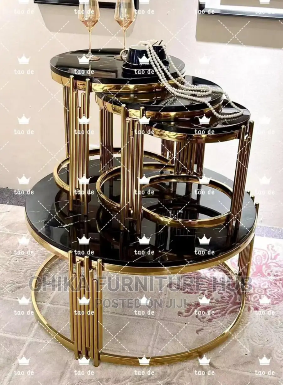 Quality Set of Centre Table and Stools