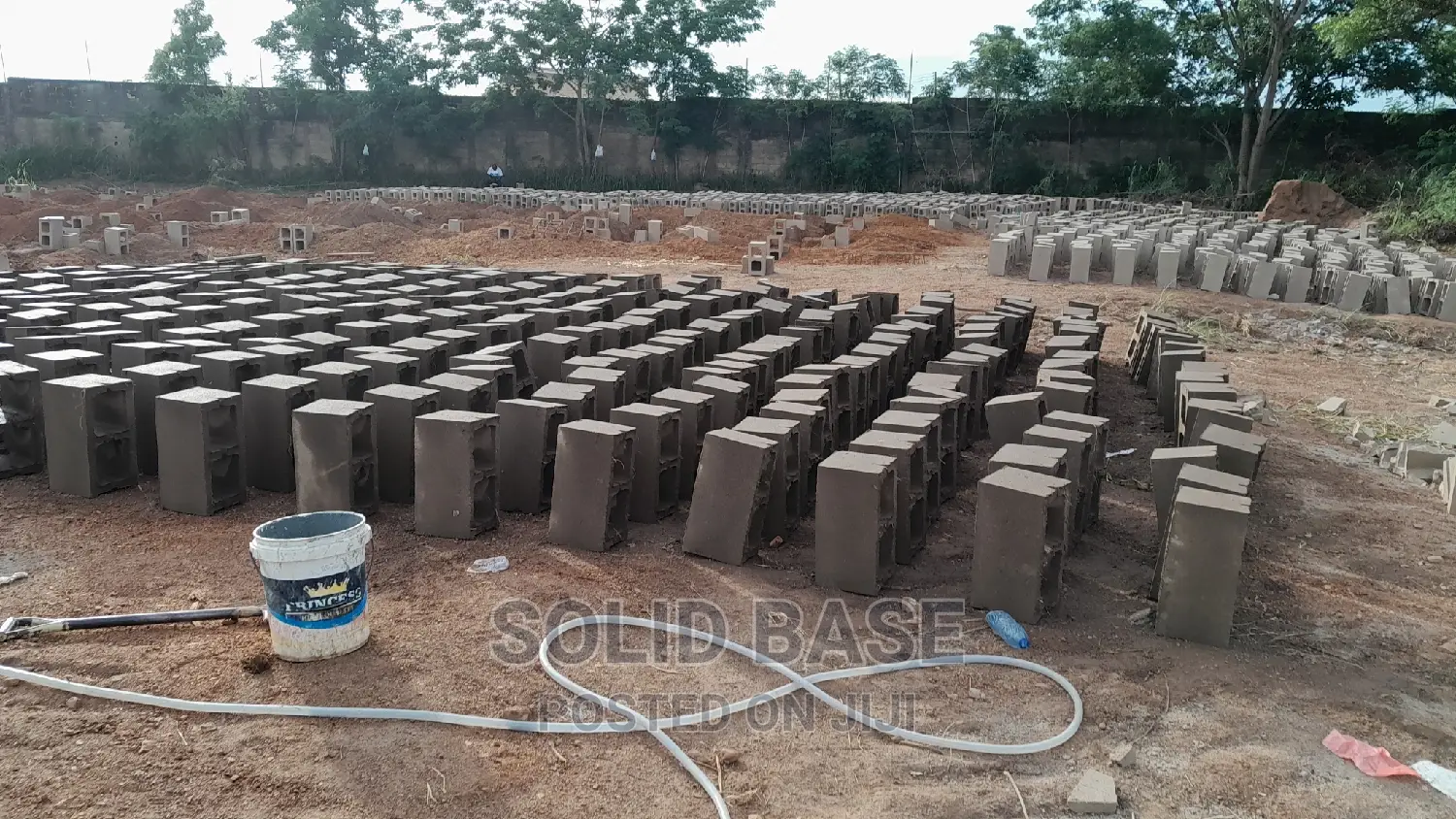 Blocks. 9" Blocks Production on the Site at a Cheaper Price