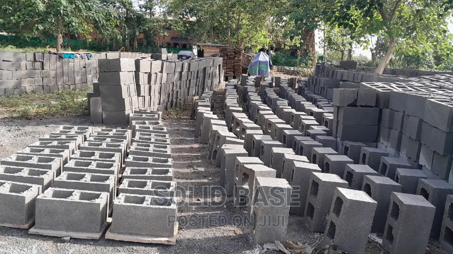 Blocks. 9" Blocks Production on the Site at a Cheaper Price