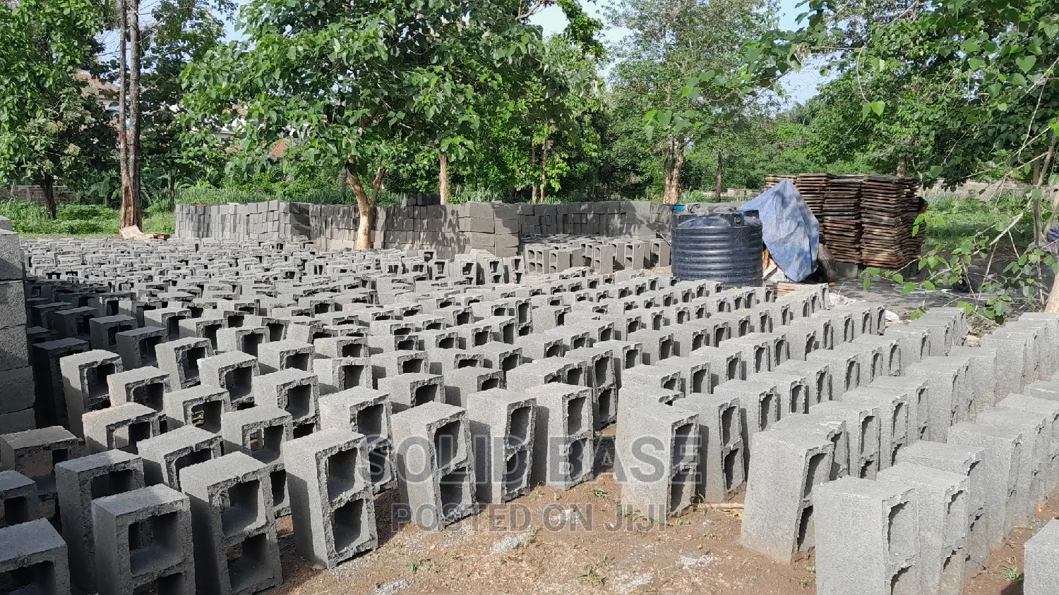 Blocks. 9" Blocks Production on the Site at a Cheaper Price