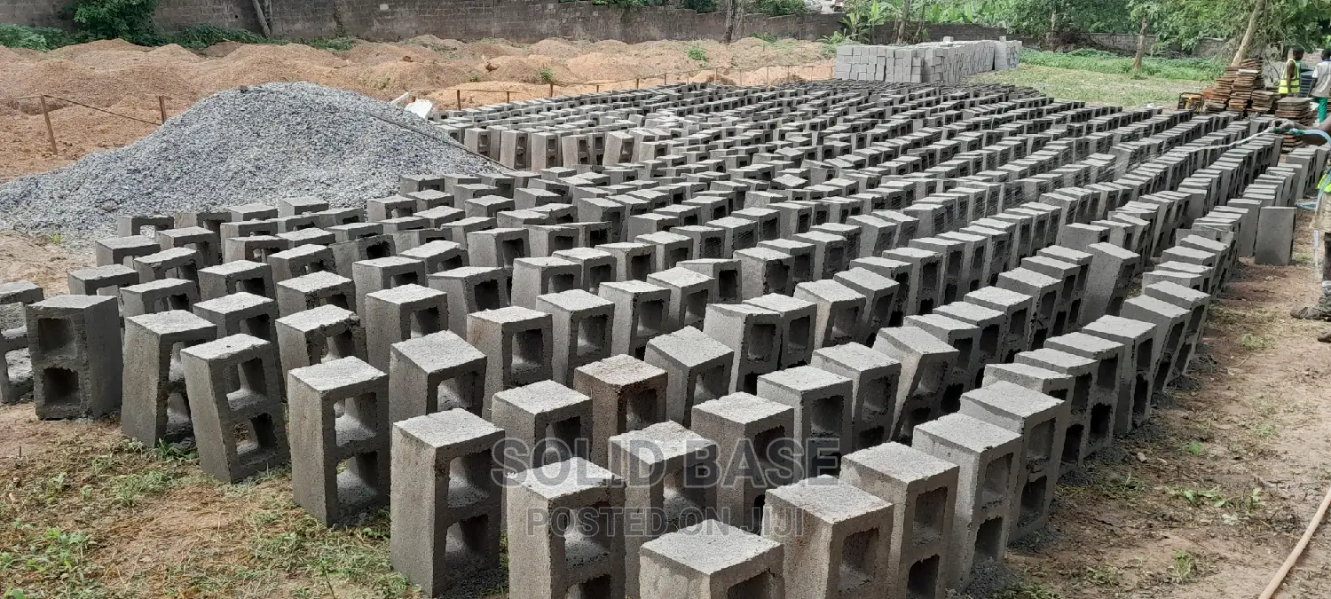 Blocks. 9" Blocks Production on the Site at a Cheaper Price