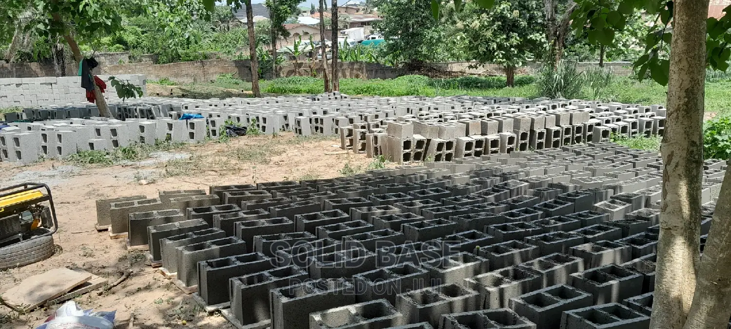 Blocks. 9" Blocks Production on the Site at a Cheaper Price