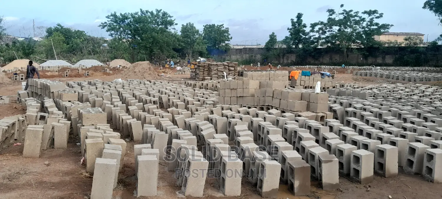 Blocks. 9" Blocks Production on the Site at a Cheaper Price