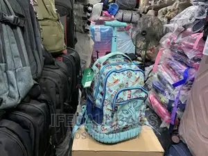 Quality Stock Material Flowered Backpack With Wheels