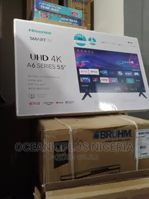 Powerful Hisense 55 Inches A6 Series Smart Frameless TV