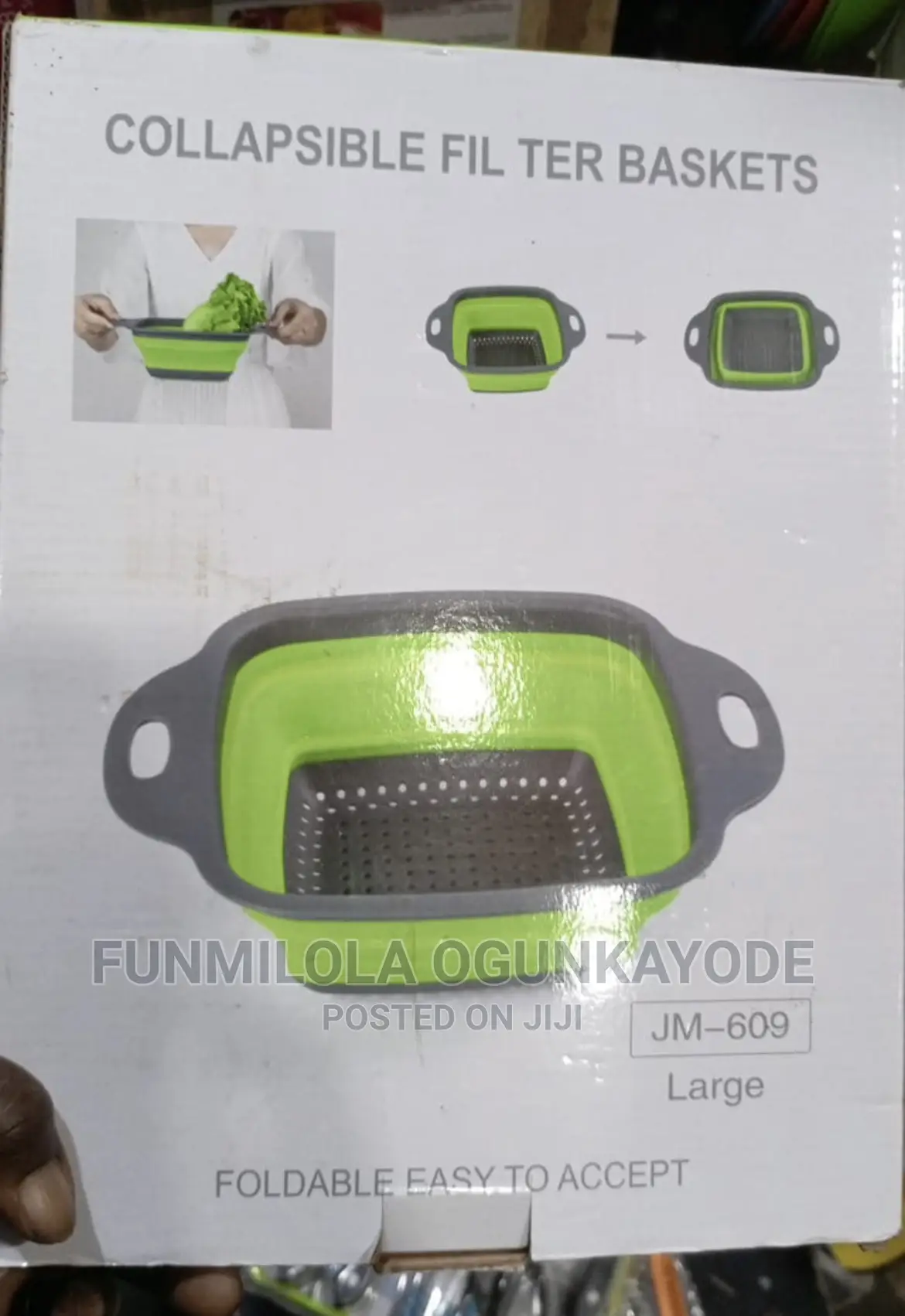 Foldable Collapsible Filter Basket