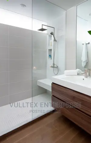 Shower Half Glass Cubicle