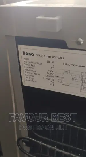 New Bona Solar DC Upright Freezer (Model :BD-200) Silver