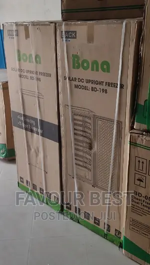 New Bona Solar DC Upright Freezer (Model :BD-200) Silver