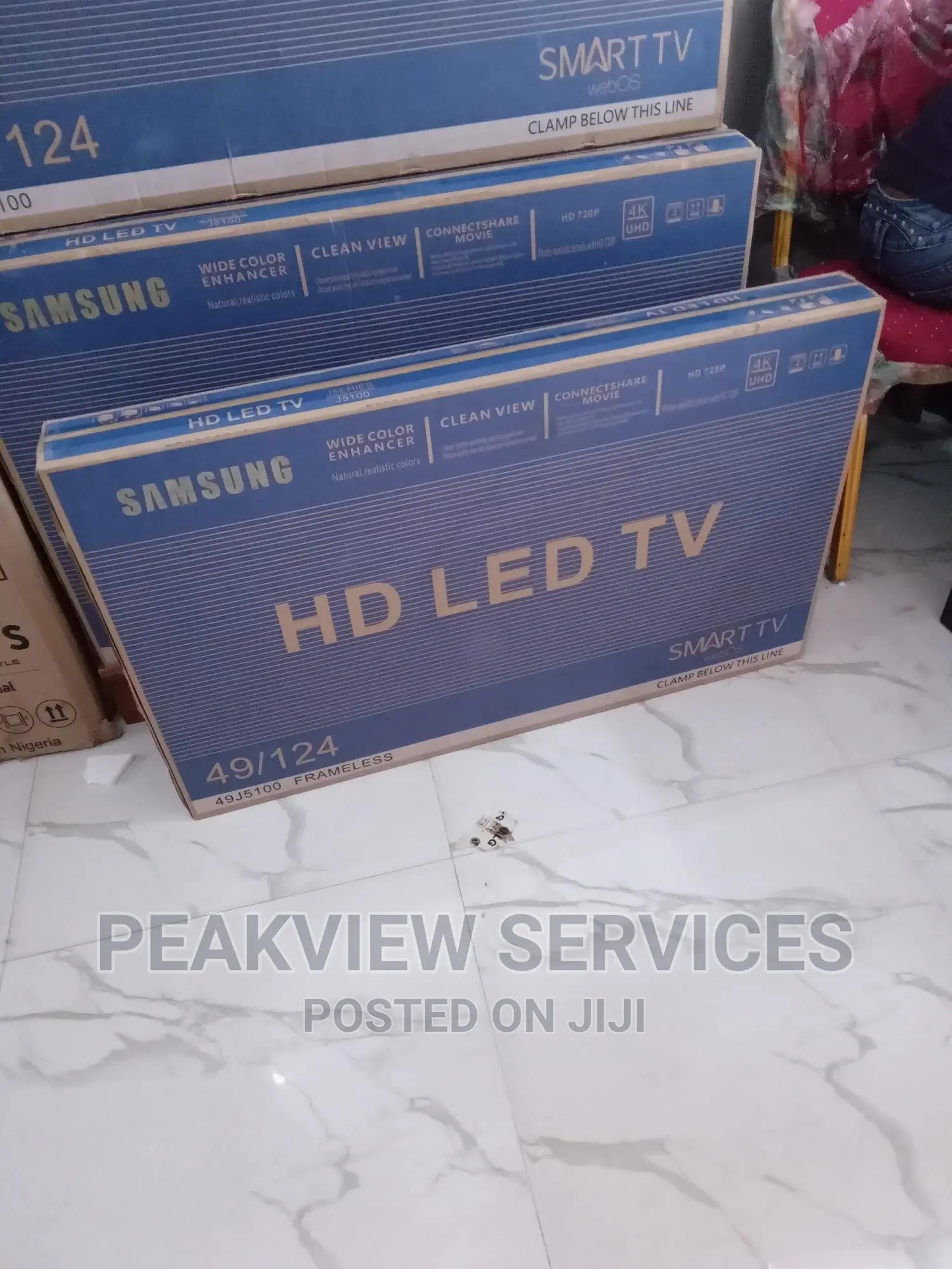 Samsung 49'' HD Smart TV With Remote Control