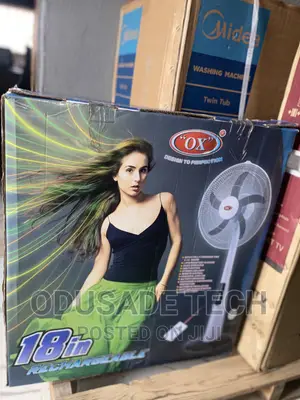 Photo - 18 Inches OX Rechargeable Fan