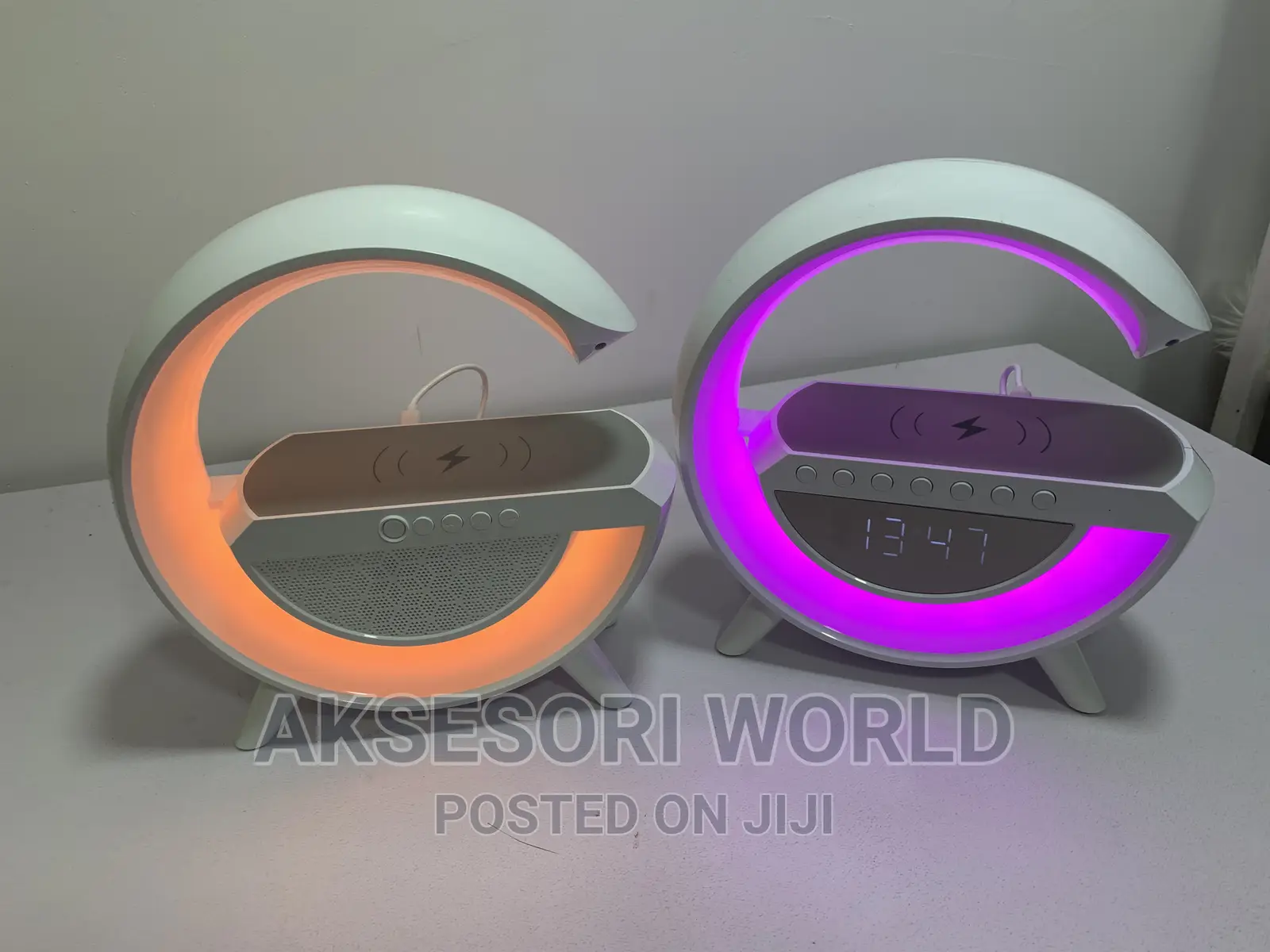 Multi-Functional G Clock Bluetooth Speaker Wireless Charger