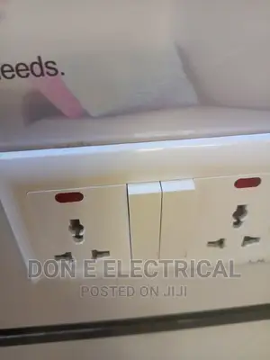 13A Double Socket White Color LH