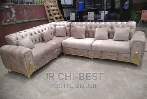 Premium Tufted Upholstery L-Shaped Sofa | Chairs | Couch