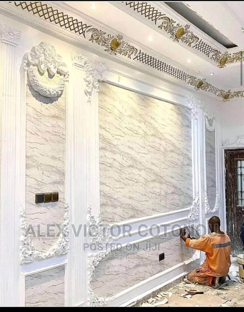 Pop Ceiling, Wall Belting And Inside Decorations