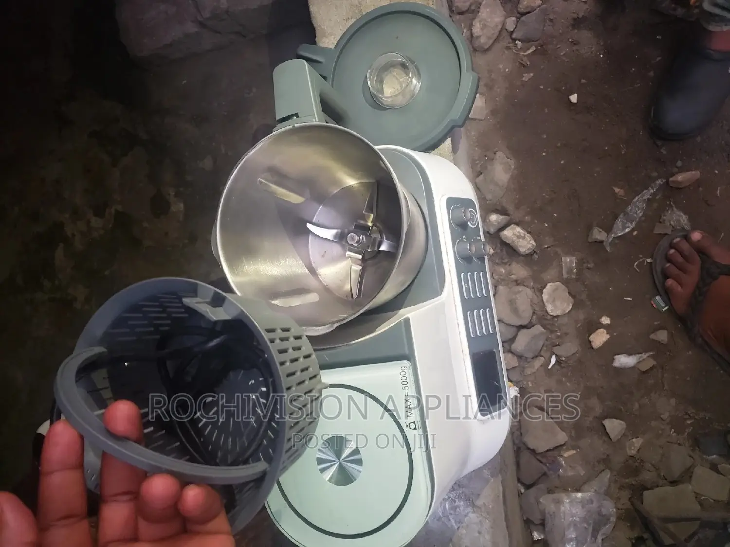 Gourmet Blender and Yam Pounder Heavy-Duty Cook and Pound