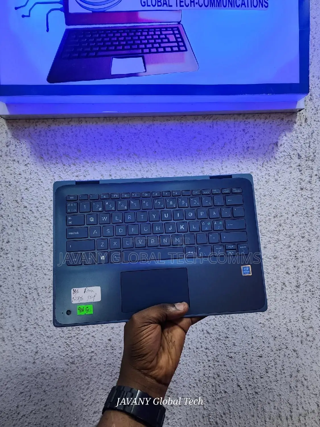 Laptop HP 8GB Intel SSD 128GB