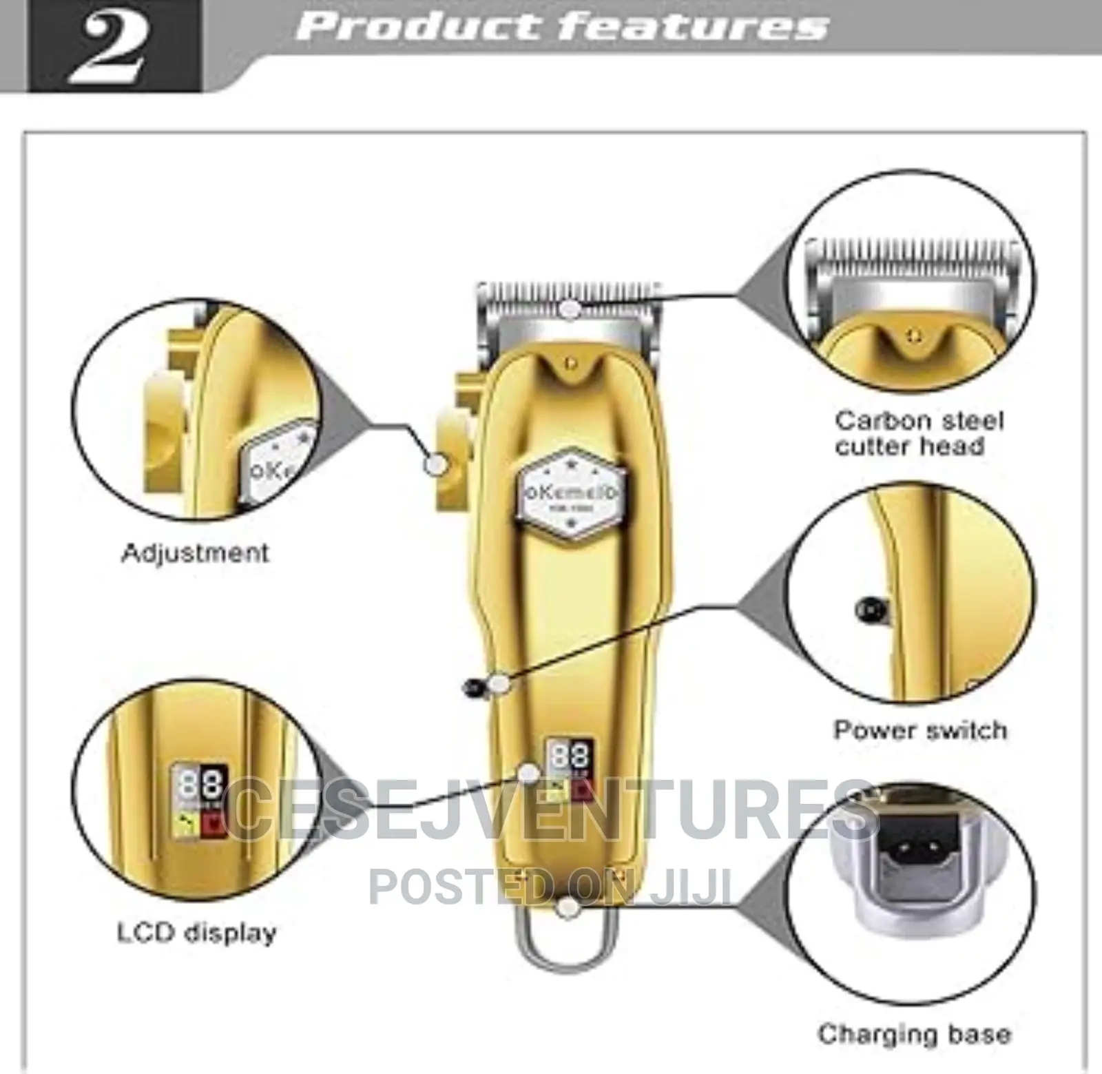 Kemei Professional Hair Clipper