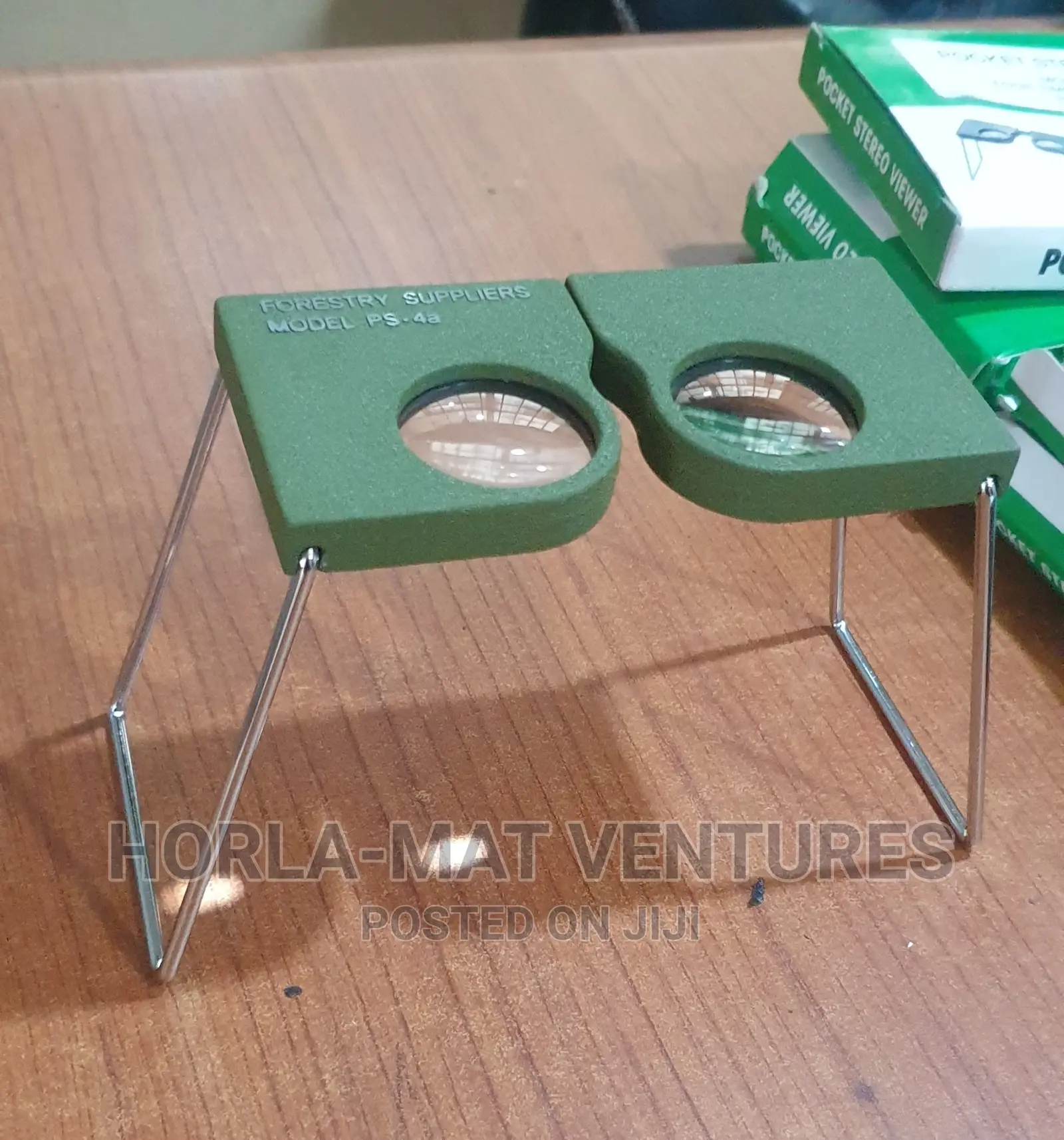 Pocket Stereoscope (Steel Type) Geoscope 4x Magnification