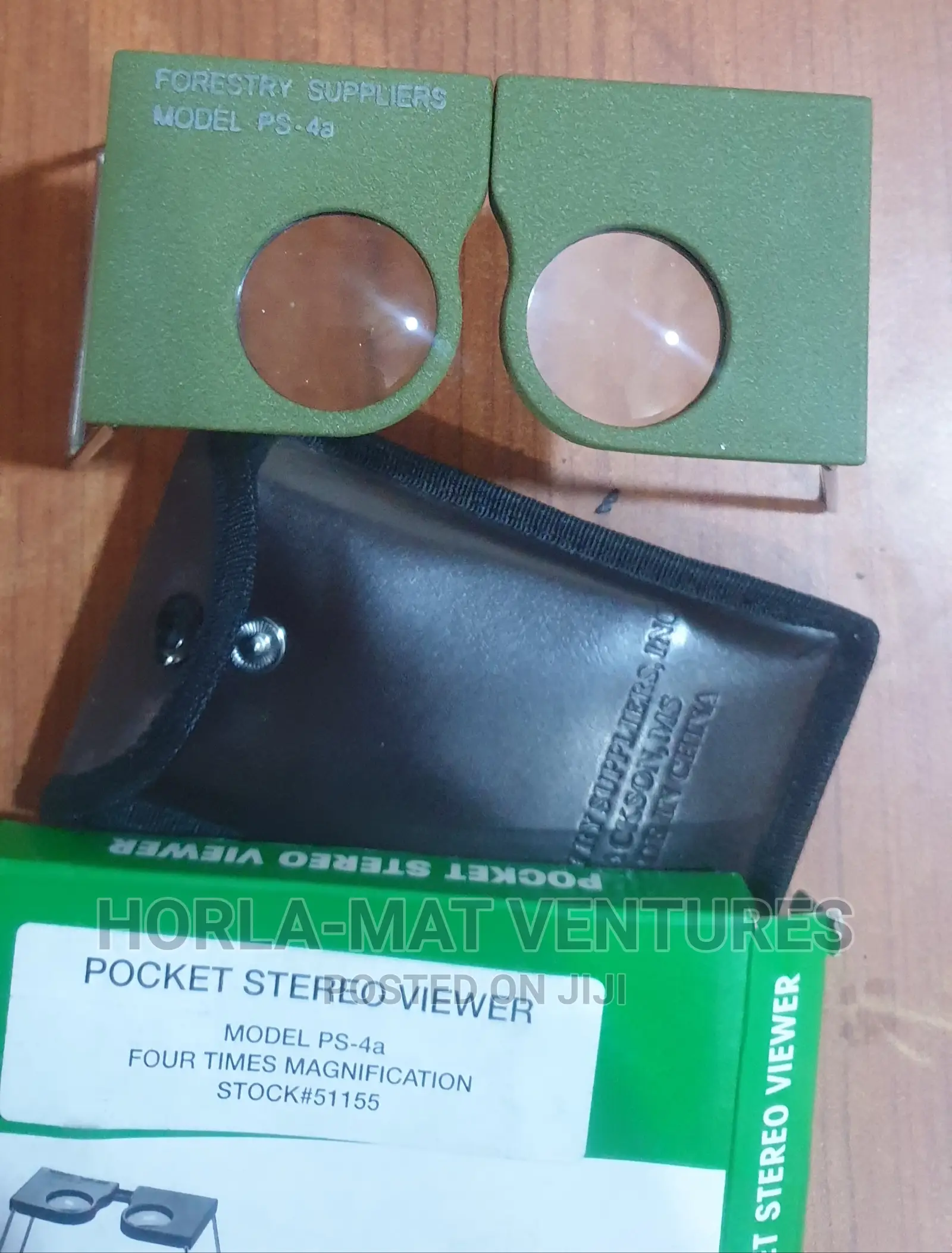 Pocket Stereoscope (Steel Type) Geoscope 4x Magnification