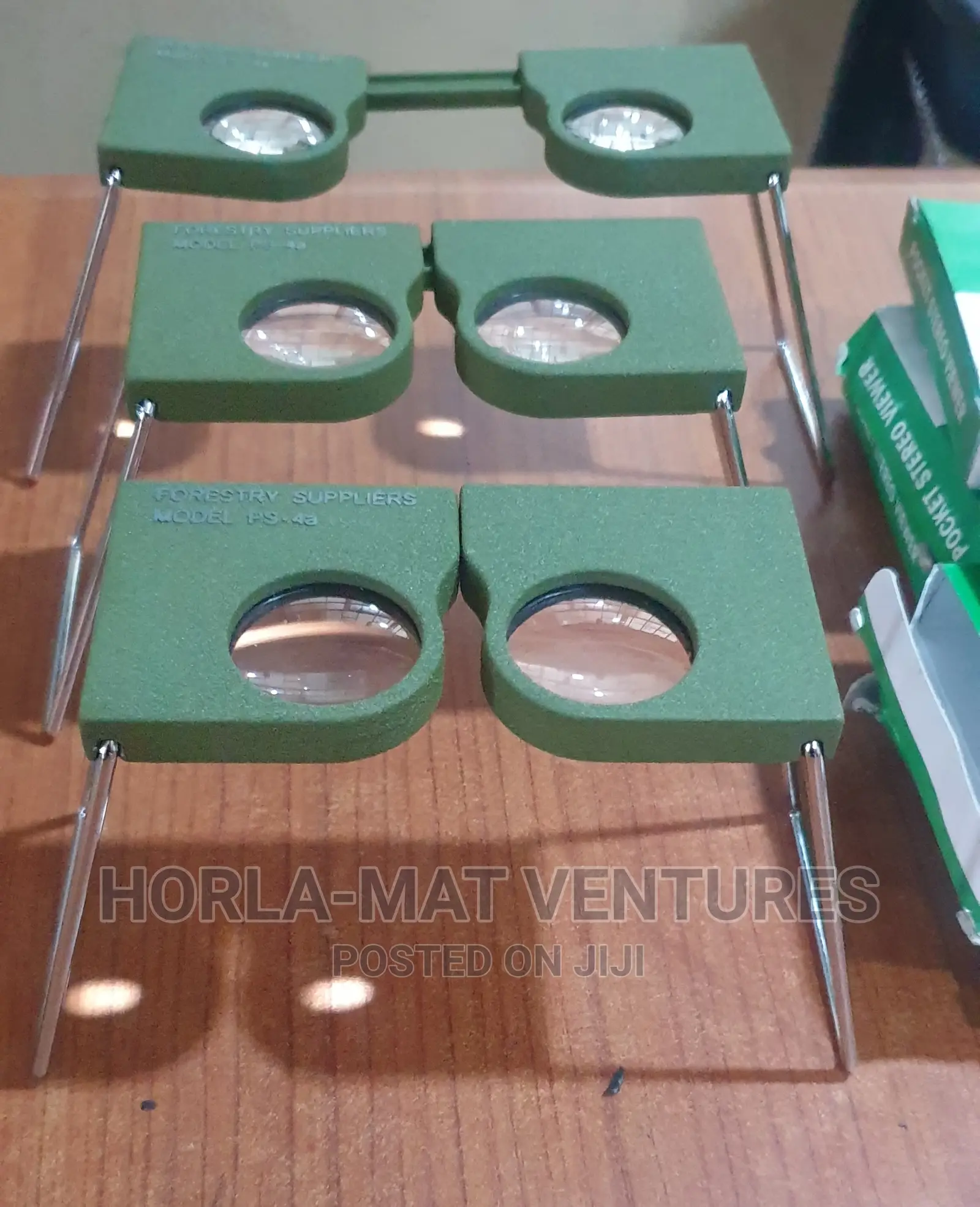Pocket Stereoscope (Steel Type) Geoscope 4x Magnification