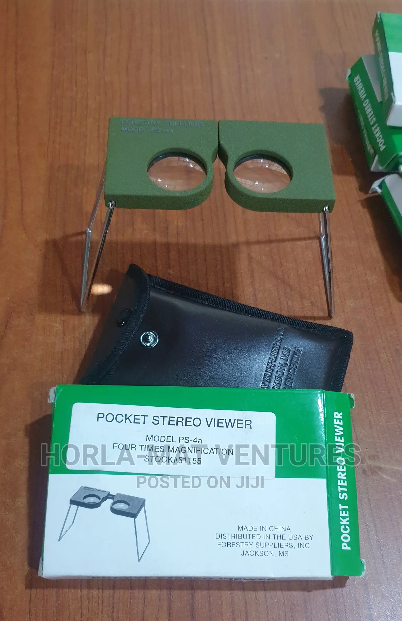 Pocket Stereoscope (Steel Type) Geoscope 4x Magnification