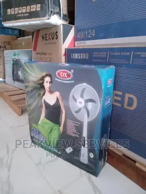 Enviroment Friendly 18' Ox Rechargable Standing Fan